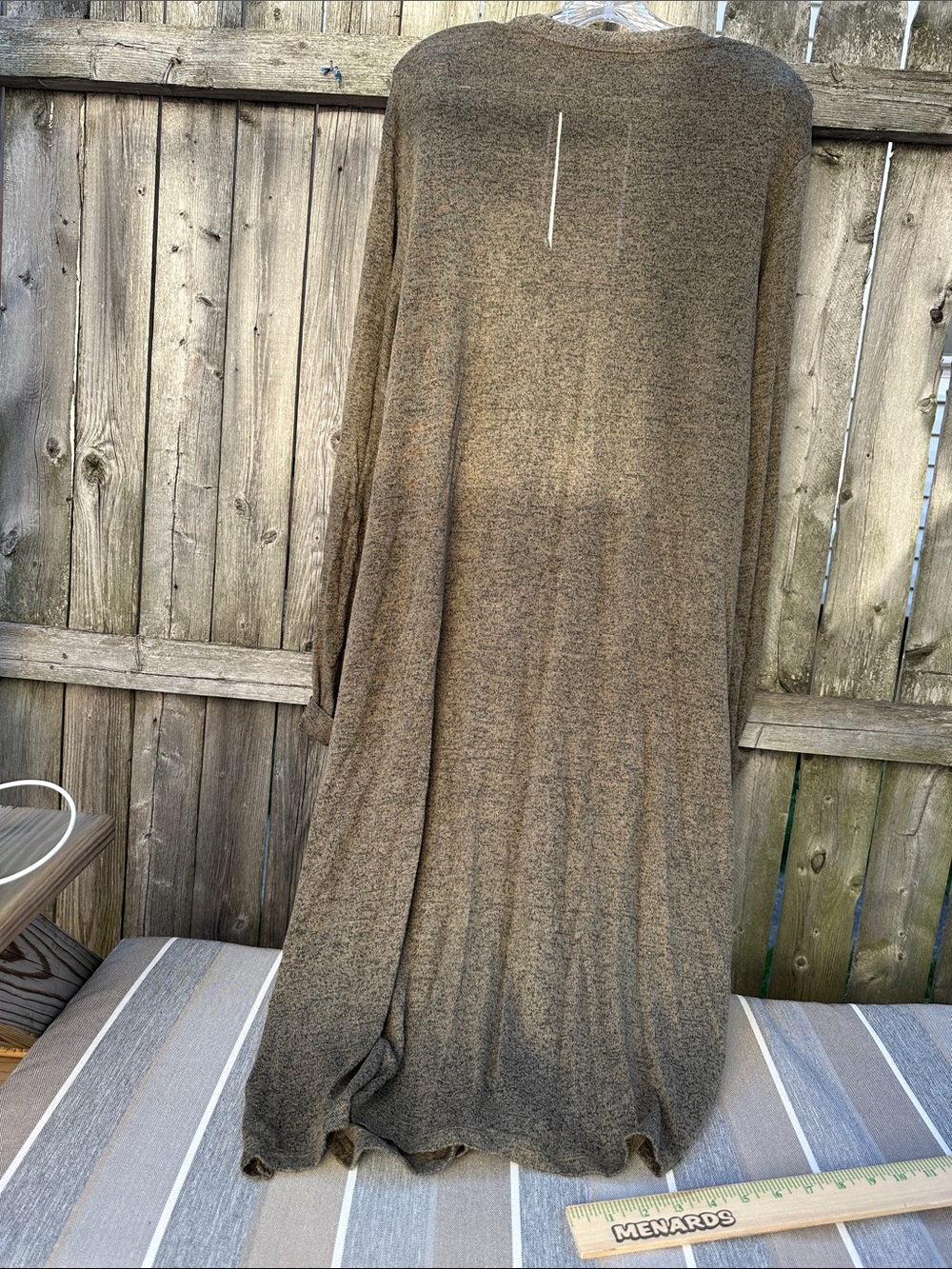 Olive Maxi Duster Cardigan - Picture 6 of 8